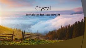  Presentation with mountain view california - Audience pleasing slide deck consisting of discover the beauty of earth backdrop and a light blue colored foreground