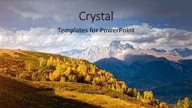  Presentation with shining light - Presentation design with discover the beauty of earth background and a seafoam green colored foreground