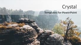  Presentation with german attraction - Colorful PPT layouts enhanced with discover the beauty of earth backdrop and a white colored foreground