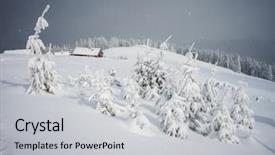  Presentation with gloomy - Audience pleasing slide deck consisting of discover the beauty of world backdrop and a light gray colored foreground