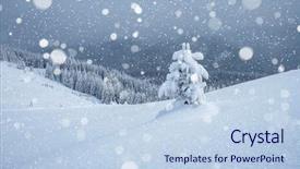  Presentation with new year card - Beautiful theme featuring discover the beauty of world backdrop and a light blue colored foreground