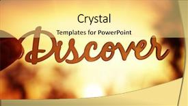  Presentation with vacation - Cool new slides with discover written word summer vacation backdrop and a blonde colored foreground