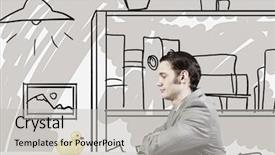  Presentation with rubber duck - Amazing PPT layouts having discrepancy - funny businessman with yellow rubber backdrop and a light gray colored foreground