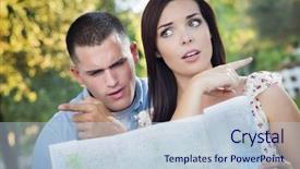  Presentation with lost - Beautiful slides featuring discrepancy - lost and confused mixed race backdrop and a lemonade colored foreground