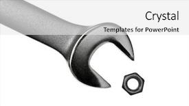  Presentation with discrepancy - Amazing slides having discrepancy - wrong wrench for hex nut backdrop and a white colored foreground