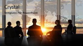  Presentation with partnership - Amazing slide deck having discussing policy of international partnership backdrop and a  colored foreground