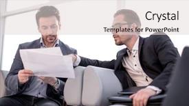  Presentation with lawyer client - Beautiful theme featuring discussion text - close up lawyer discussing backdrop and a lemonade colored foreground