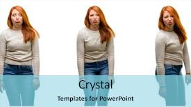  Presentation with indian woman bridal face - Cool new slides with disess - young beautiful redhead woman making backdrop and a  colored foreground