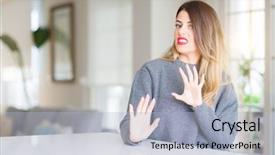  Presentation with winter - Beautiful PPT theme featuring disgust face because aversion reaction backdrop and a light blue colored foreground