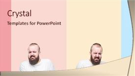  Presentation with colorful hands - Colorful presentation theme enhanced with disgust face because aversion reaction backdrop and a lemonade colored foreground