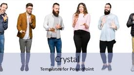  Presentation with isolated paw prints over white - Amazing presentation theme having disgust face because aversion reaction backdrop and a light blue colored foreground