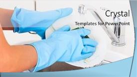  Presentation with jesus washing disciples feet - PPT theme having science lies - closely image of open laptop background and a  colored foreground.