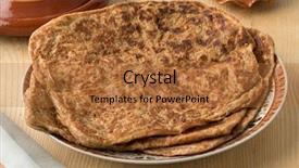  Presentation with morocco patterns traditional - Presentation theme with dish with traditional moroccan whole background and a red colored foreground