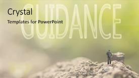  Presentation with stand - PPT theme consisting of disiplin design - concept of advice background and a  colored foreground