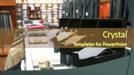  Presentation with fashion - Colorful PPT theme enhanced with artistic work acrylic and watercolors on paper backdrop and a coral colored foreground