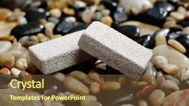  Presentation with pumice - Audience pleasing presentation theme consisting of display on top of river backdrop and a tawny brown colored foreground