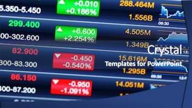  Presentation with price - Slides consisting of display price of stock market background and a ocean colored foreground