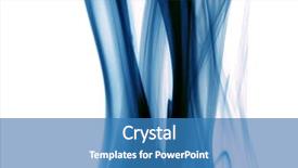  Presentation with pink and blue acrylic smoke - Colorful slides enhanced with displaying abstract colorful waves light - blue smoke backdrop and a  colored foreground