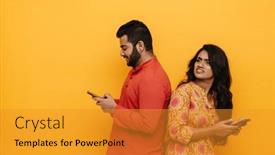  Presentation with indian woman - 