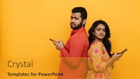  Presentation with indian woman - 