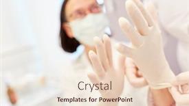  Presentation with cosmetic surgery - Cool new slides with disposable-gloves-from-a-dermatologist backdrop and a lemonade colored foreground