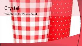  Presentation with paper cups - Beautiful presentation design featuring disposable paper cups isolated on white background backdrop and a coral colored foreground