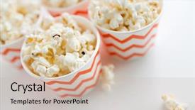  Presentation with junk food - Cool new theme with disposal - fast food junk-food and unhealthy backdrop and a soft green colored foreground