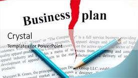  Presentation with business plan - Amazing slide deck having disrupted form of business plan backdrop and a white colored foreground