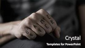  Presentation with ink - Audience pleasing slide deck consisting of disscution - closeup of the hand backdrop and a black colored foreground