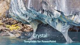  Presentation with chile patagonia - Presentation featuring disscution - unusual marble caves background and a ocean colored foreground
