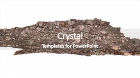  Presentation with dry - Presentation theme having dissemination - wooden dry sliver firewood bark background and a gray colored foreground