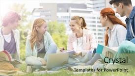  Presentation with interns - Presentation having college interns - photography of students studying outdoors background and a mint green colored foreground