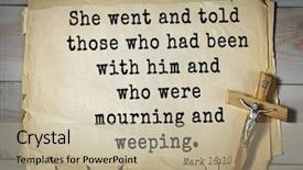  Presentation with bible verses - Amazing PPT theme having dissis - top-350 bible verses from mark backdrop and a mint green colored foreground