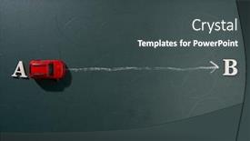  Presentation with effective communication between the team - PPT layouts having distance-between-points background and a dark gray colored foreground