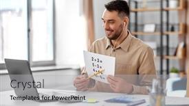  Presentation with math primary education - Slide set enhanced with distance-education-primary-school background and a light gray colored foreground