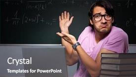  Presentation with sad lonely student sitting - Cool new slides with distance formula - young male student sitting backdrop and a  colored foreground