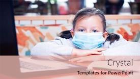  Presentation with distance learning - Beautiful slides featuring distance-learning-online-education-school backdrop and a lemonade colored foreground