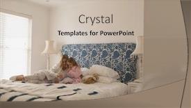  Presentation with storybook - Theme having distant-side-view-of-mother background and a soft green colored foreground