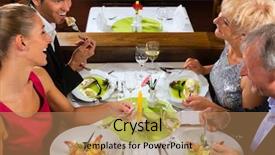  Presentation with family law - Beautiful slide set featuring daughter or son in law backdrop and a coral colored foreground