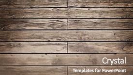  Presentation with flooring - Audience pleasing presentation theme consisting of distressed - grungy wooden paneling or flooring backdrop and a coral colored foreground