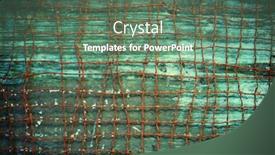  Presentation with wall paint - Amazing presentation theme having distressed-painted-concrete-wall backdrop and a ocean colored foreground