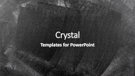  Presentation with chalk stencils - Slides consisting of distressed texture - chalk rubbed out on blackboard background and a  colored foreground