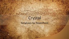  Presentation with abstract purple and brown floral - Beautiful presentation theme featuring distressed texture - closeup of rough brown background backdrop and a coral colored foreground