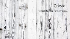 Presentation with wood texture - Presentation theme consisting of distressed texture - painted white wood weathered background and a white colored foreground