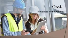  Presentation with goods and services tax gst deloitte - Beautiful presentation design featuring distribution center - store manager with warehouseman checking backdrop and a light blue colored foreground