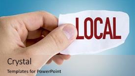  Presentation with distribution - Cool new theme with distribution channel - local backdrop and a coral colored foreground