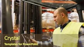  Presentation with wholesale - Colorful theme enhanced with distribution network - wholesale logistic loading shipment backdrop and a tawny brown colored foreground