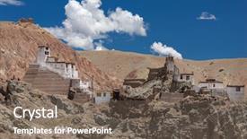  Presentation with kashmir - Beautiful slides featuring district ladakh jammu and kashmir backdrop and a  colored foreground