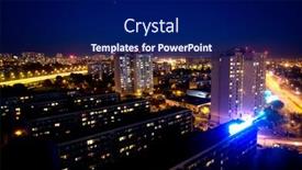  Presentation with walled city lahore - Presentation theme consisting of district-of-a-big-city background and a navy blue colored foreground