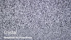  Presentation with signal - PPT theme enhanced with disturbance signal - tv noise from a real background and a gray colored foreground
